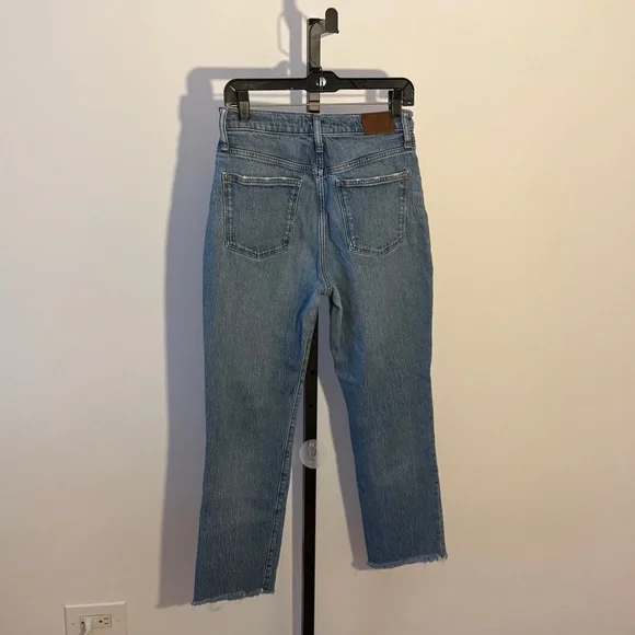 Madewell Light Blue High Rise Slim Boyfriend Jeans Size 27 - Picture 2 of 5